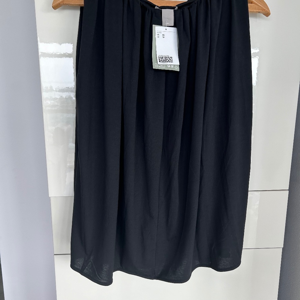NWT Black Flowy Romantic Top